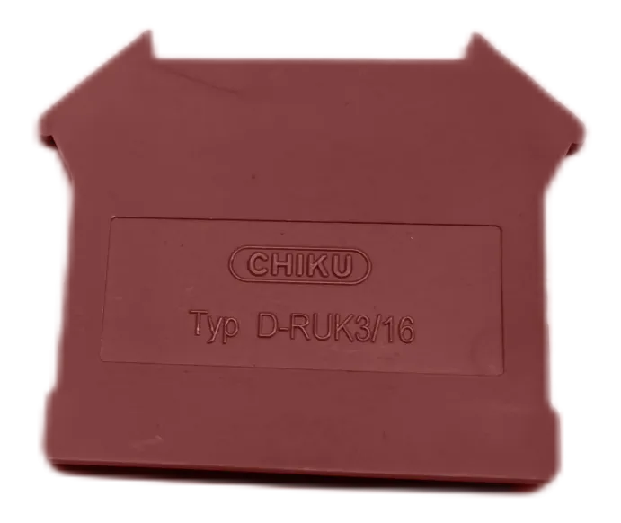 Клеммы, клеммные блоки D-RUK 3/16 RD CHIKU