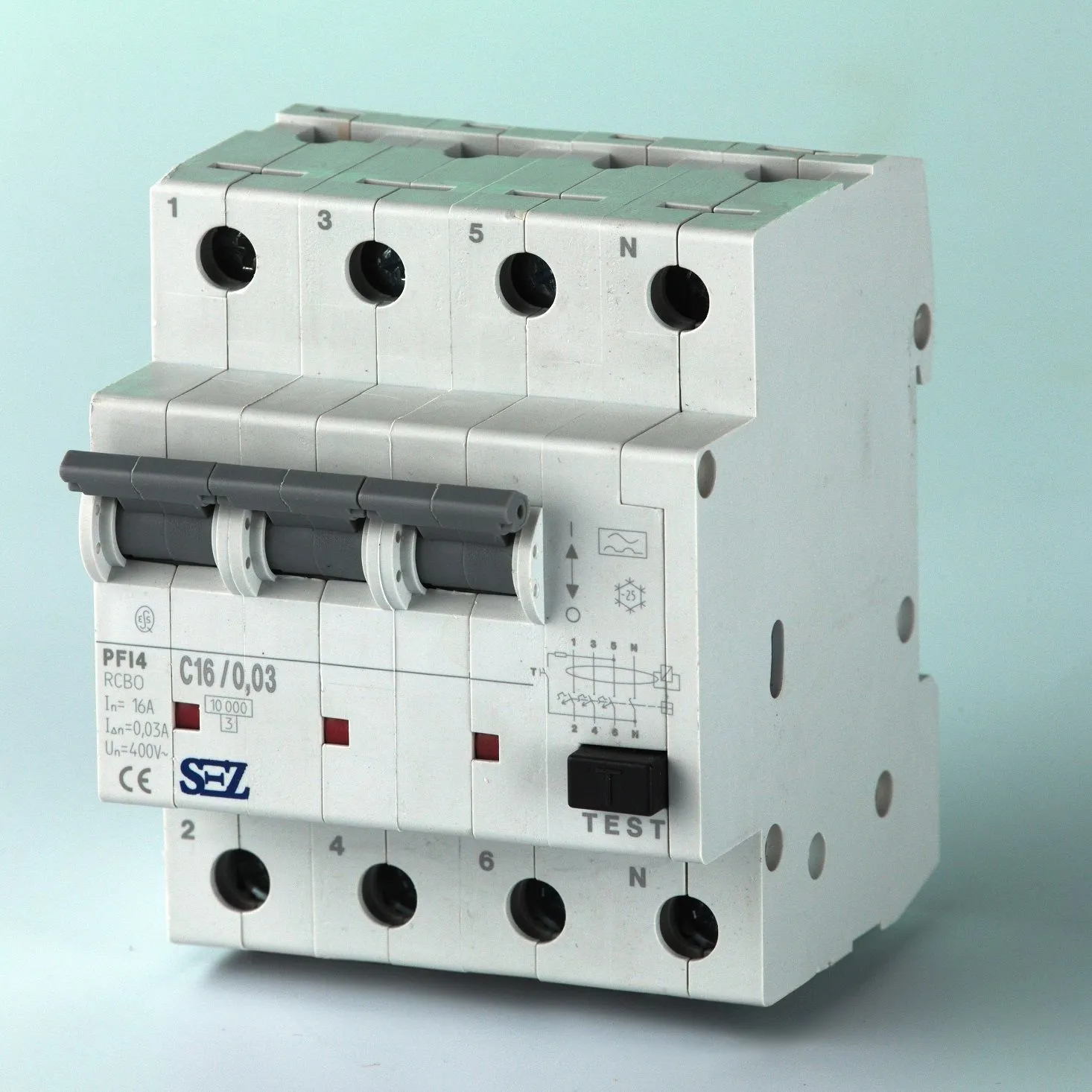 Автоматические выключатели PFI2 C10/0,03 SEZ