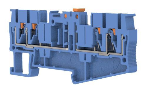 Клеммы, клеммные блоки RPV 2,5-QUATTRO-MTB BU CHIKU