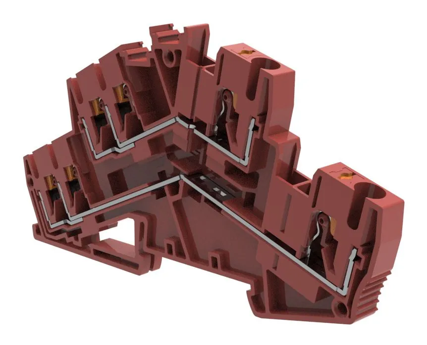 Клеммы, клеммные блоки RPVTT 2,5S-TWIN RD CHIKU