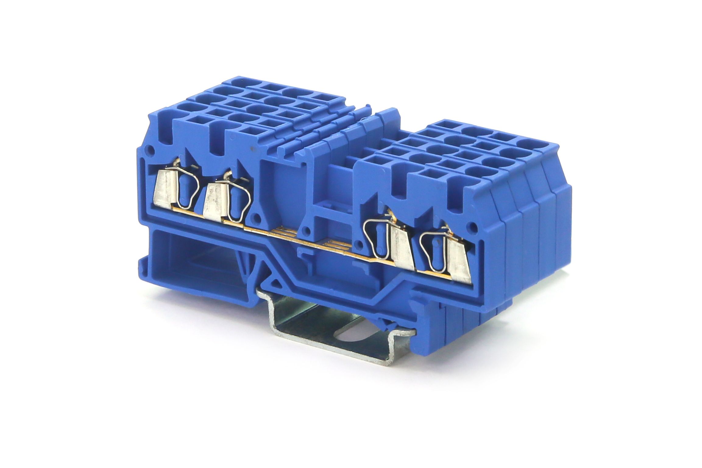 Клеммы, клеммные блоки RST 2,5-QUATTRO BU  CHIKU