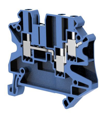 Клеммы, клеммные блоки RUT 2,5-TWIN BU CHIKU
