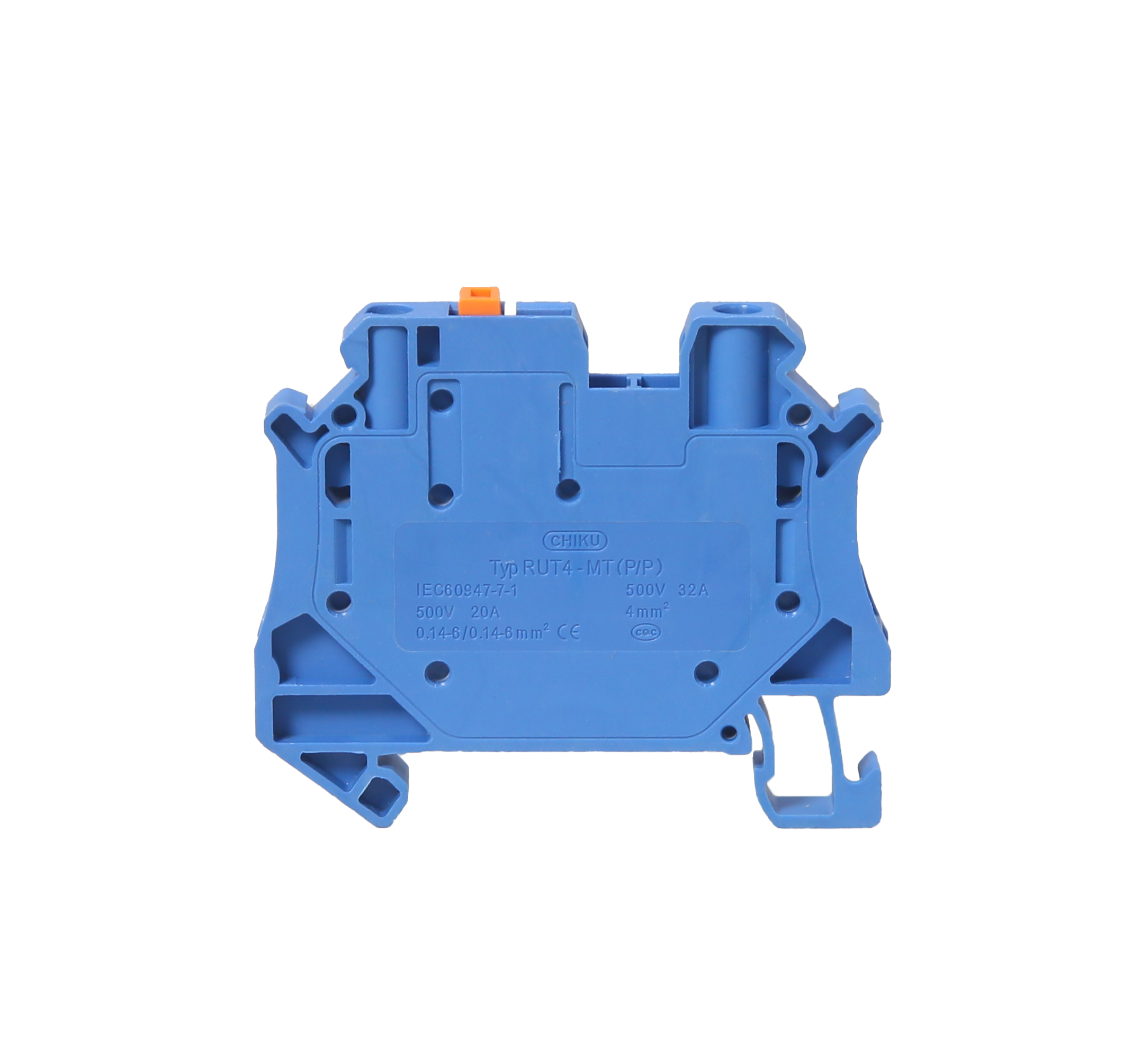 Клеммы, клеммные блоки RUT 4-MT-P/P BU CHIKU