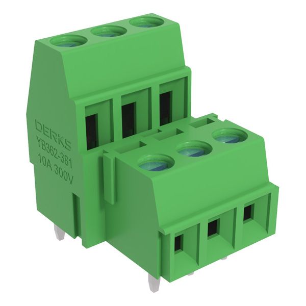 Клеммы, клеммные блоки YB362-381-2-2P DERKS