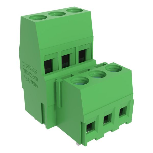 Клеммы, клеммные блоки YB362-500-2-2P DERKS