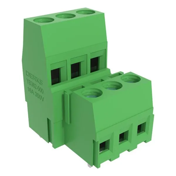 Клеммы, клеммные блоки YB362-500-2-2P DERKS