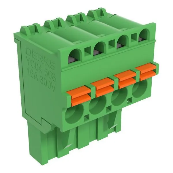 Клеммы, клеммные блоки YC040-508-12P DERKS