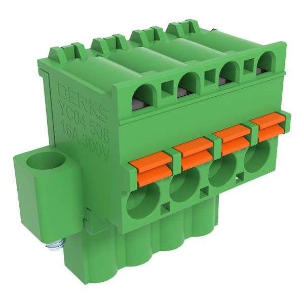 Клеммы, клеммные блоки YC051-508-10P DERKS